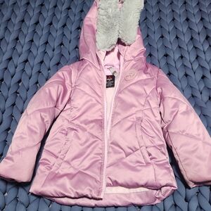 Gerry Weber Light Pink Jacket with Faux Fur